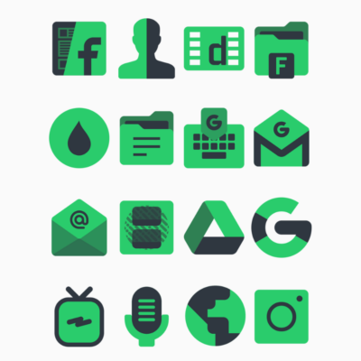 Warak Green - Icon Pack Android Screenshot 3