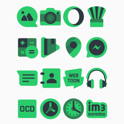 Warak Green - Icon Pack Android Screenshot 4