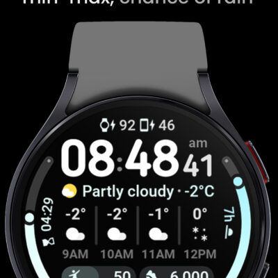 Weather Forecast Watch Face Android Screenshot 4
