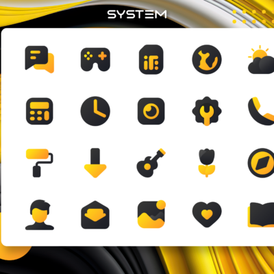 Yellow IconPack : LuXYellow Android Screenshot 4