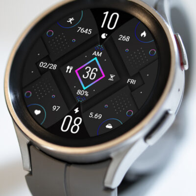 ZKin Watch Gray Diamond Shape Android Screenshot 4