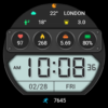 ZKin WatchFace Half Screen LCD Android Screenshot