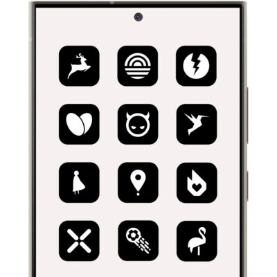 iBlack OS Icon Pack Android Screenshot 3