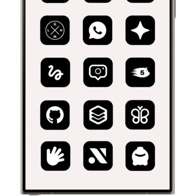 iBlack OS Icon Pack Android Screenshot 4