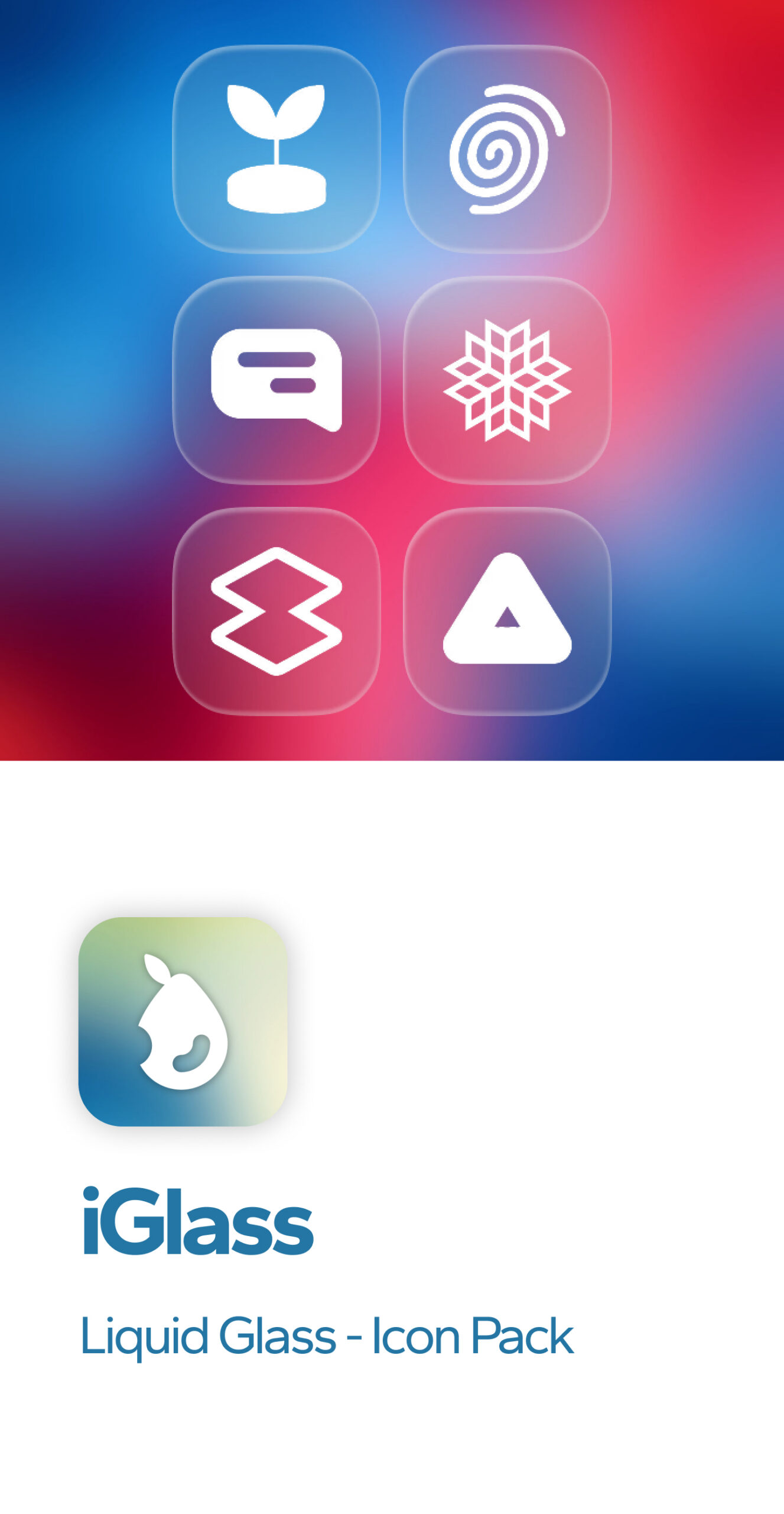 iGlass OS Icon Pack Android Screenshot 2