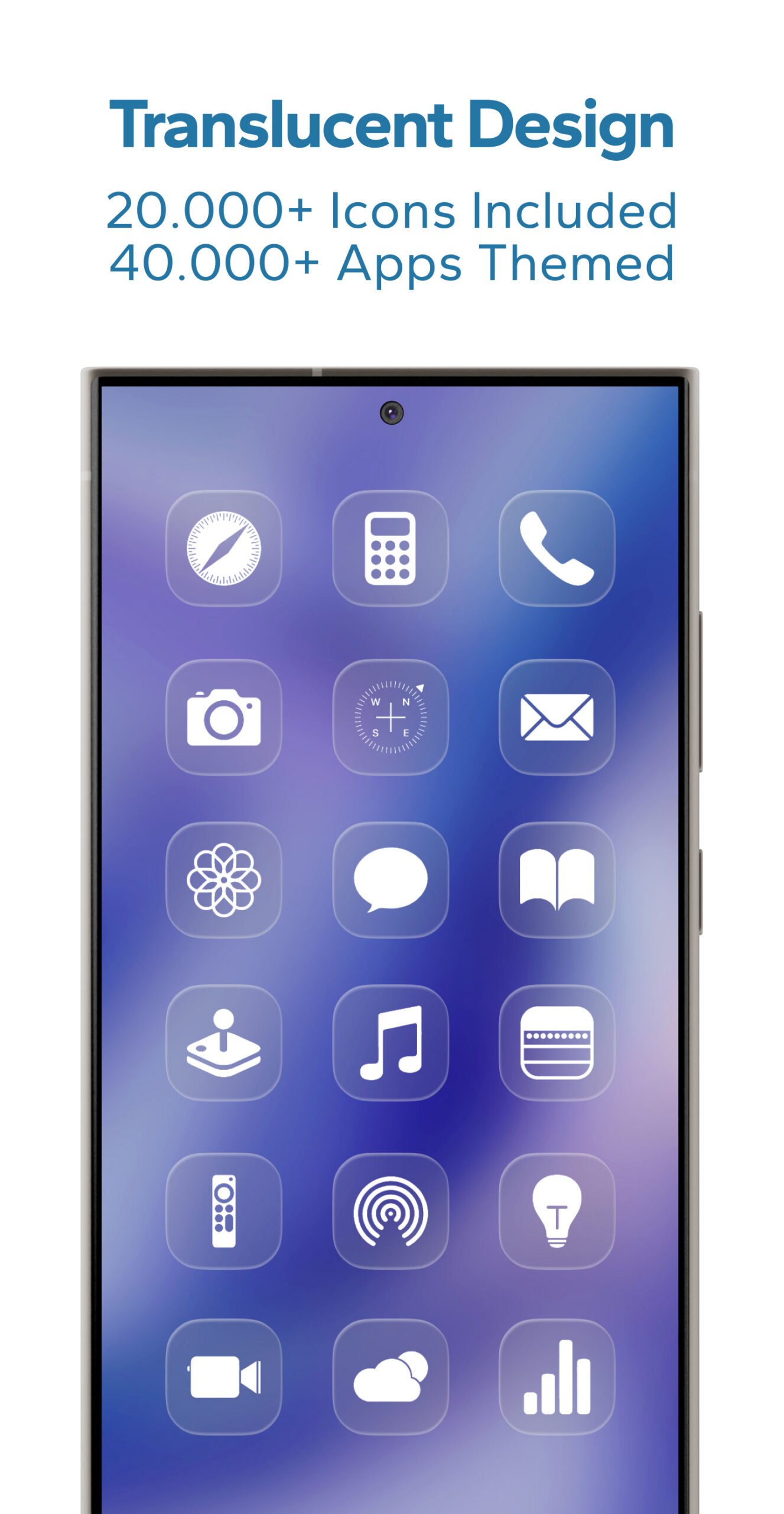 iGlass OS Icon Pack Android Screenshot 3