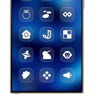 iGlass OS Icon Pack Android Screenshot 4