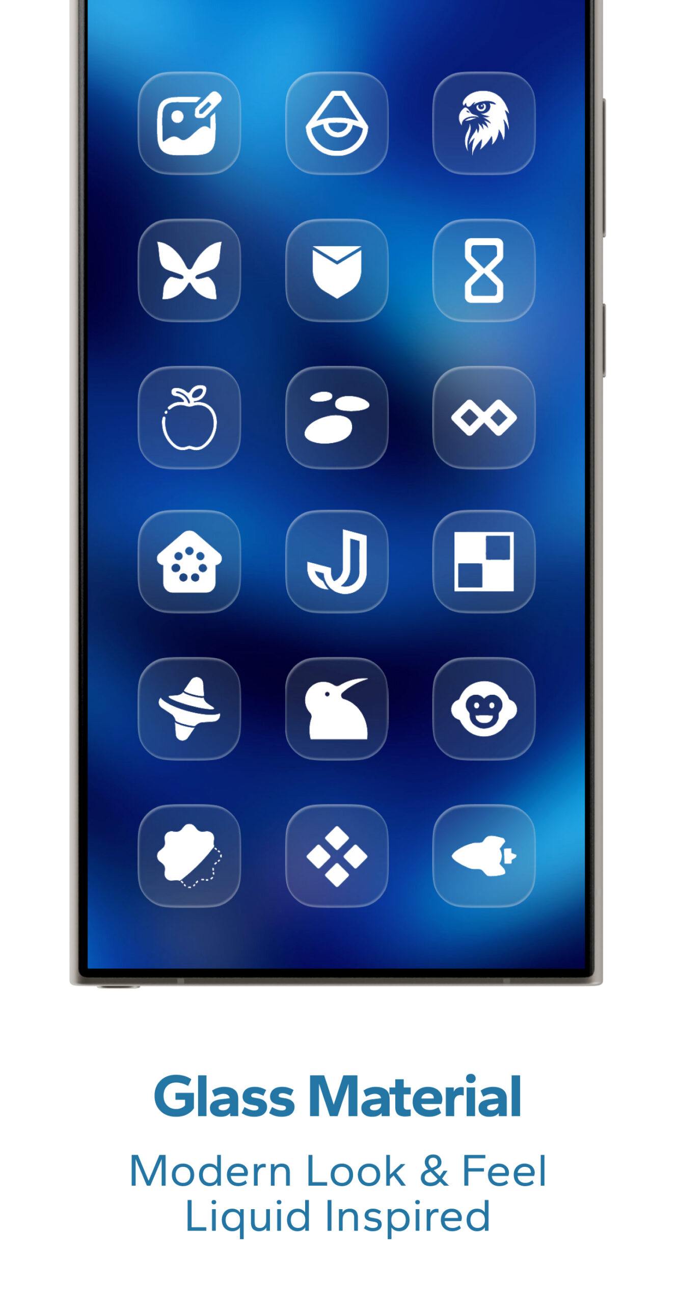 iGlass OS Icon Pack Android Screenshot 4