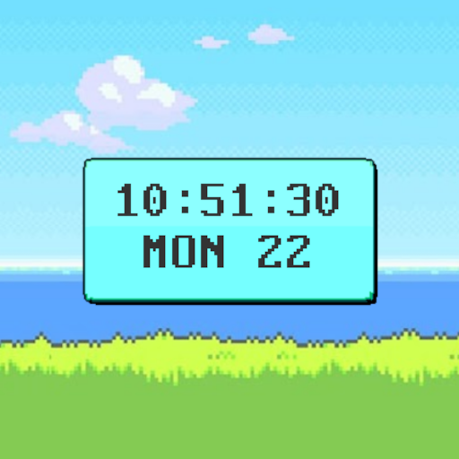 8 Bit Watch Face Android Screenshot
