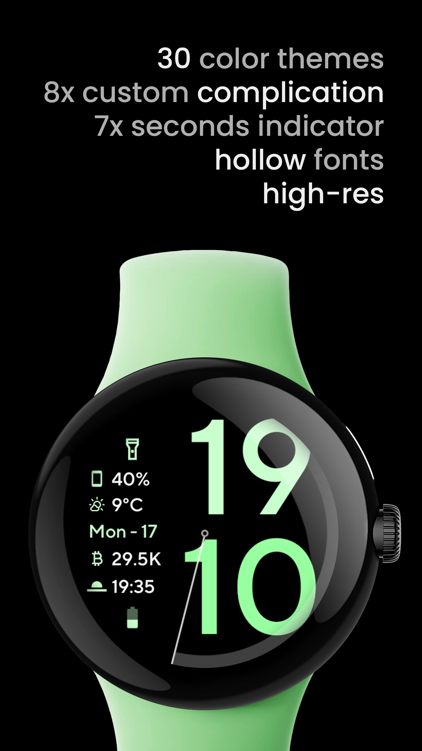 Alpine Watch Face Android Screenshot 2