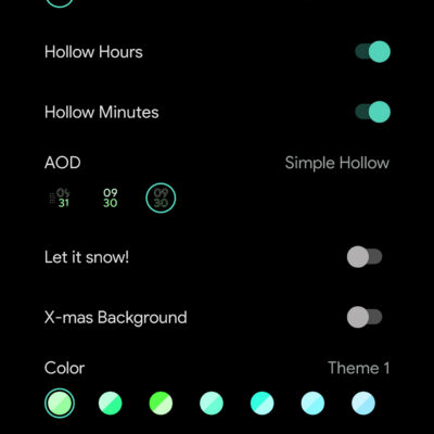 Alpine Watch Face Android Screenshot 3