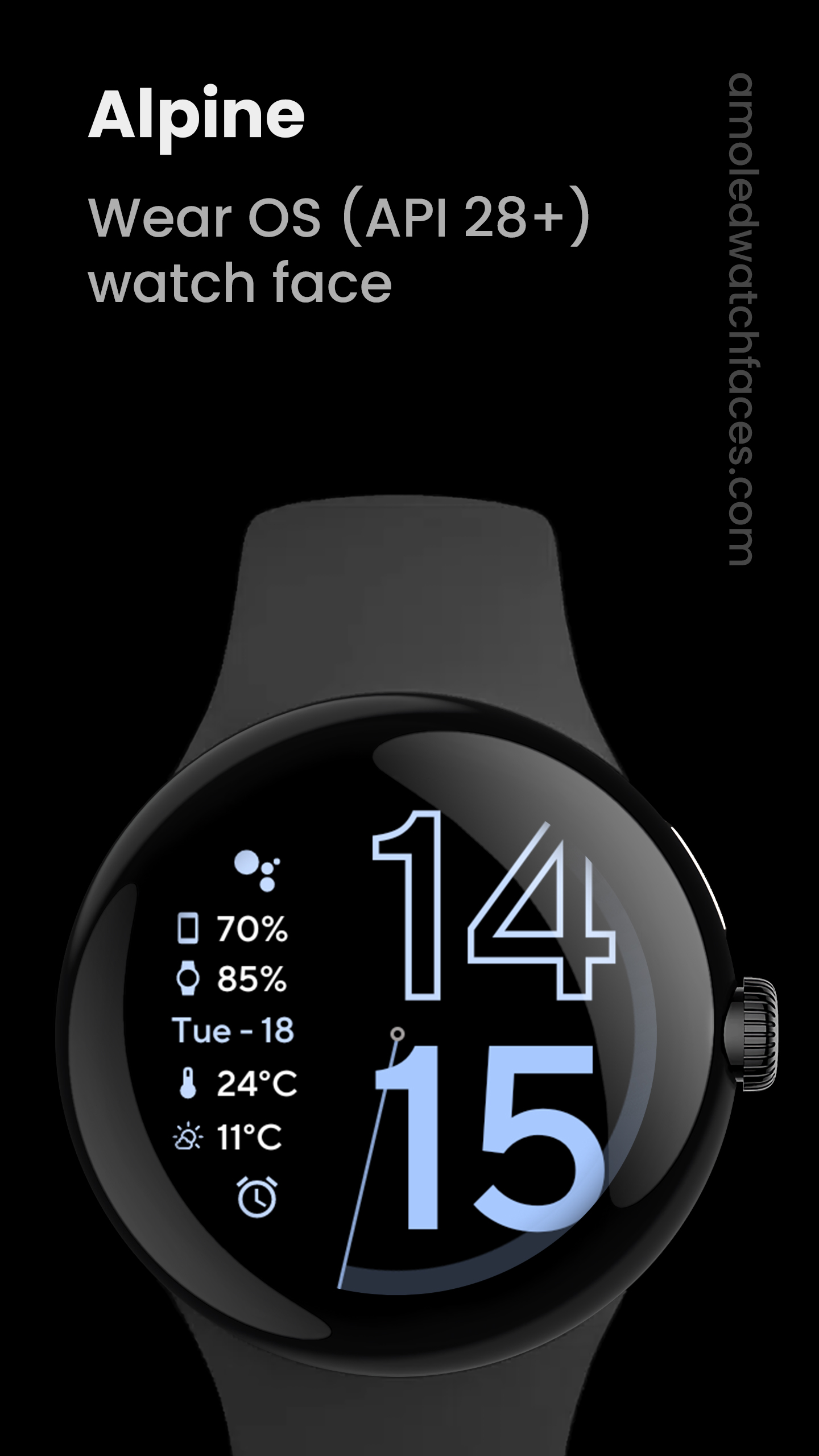 Alpine Watch Face Android Screenshot