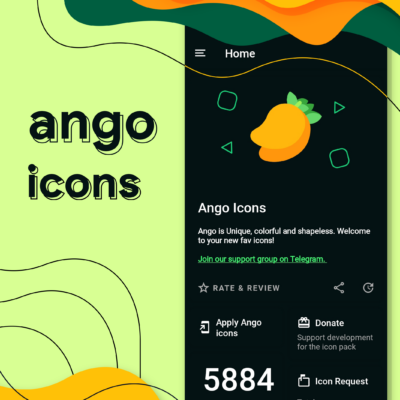 Ango Freeform Icons Android Screenshot