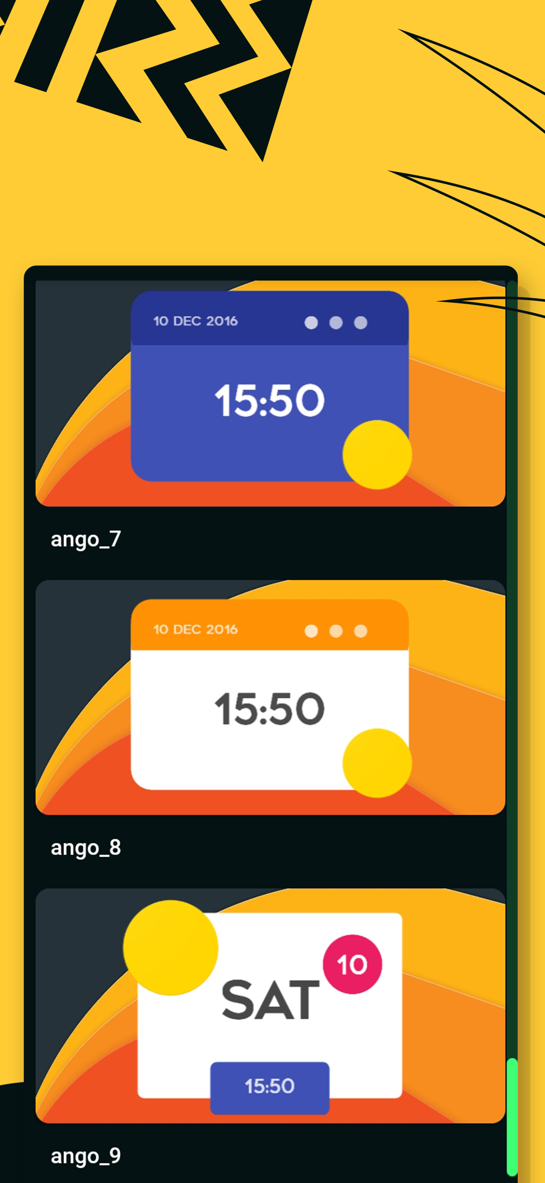 Ango Freeform Icons Android Screenshot 4