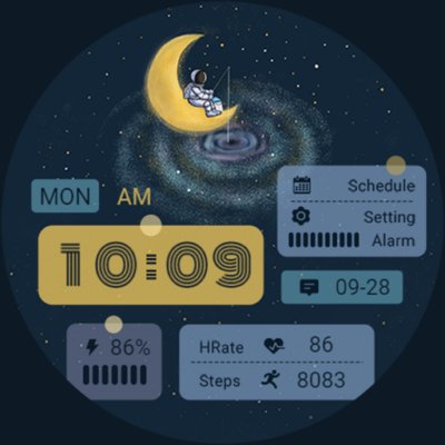 【Artistic】Space Sticky Note Android Screenshot