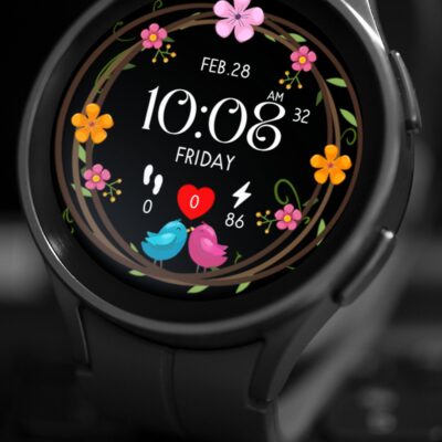 Ast104 - Animated Watch Face Android Screenshot 3
