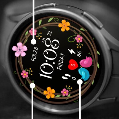 Ast104 - Animated Watch Face Android Screenshot 4