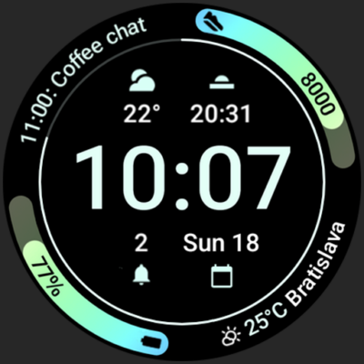 Athlete 2: Watch face Android Screenshot