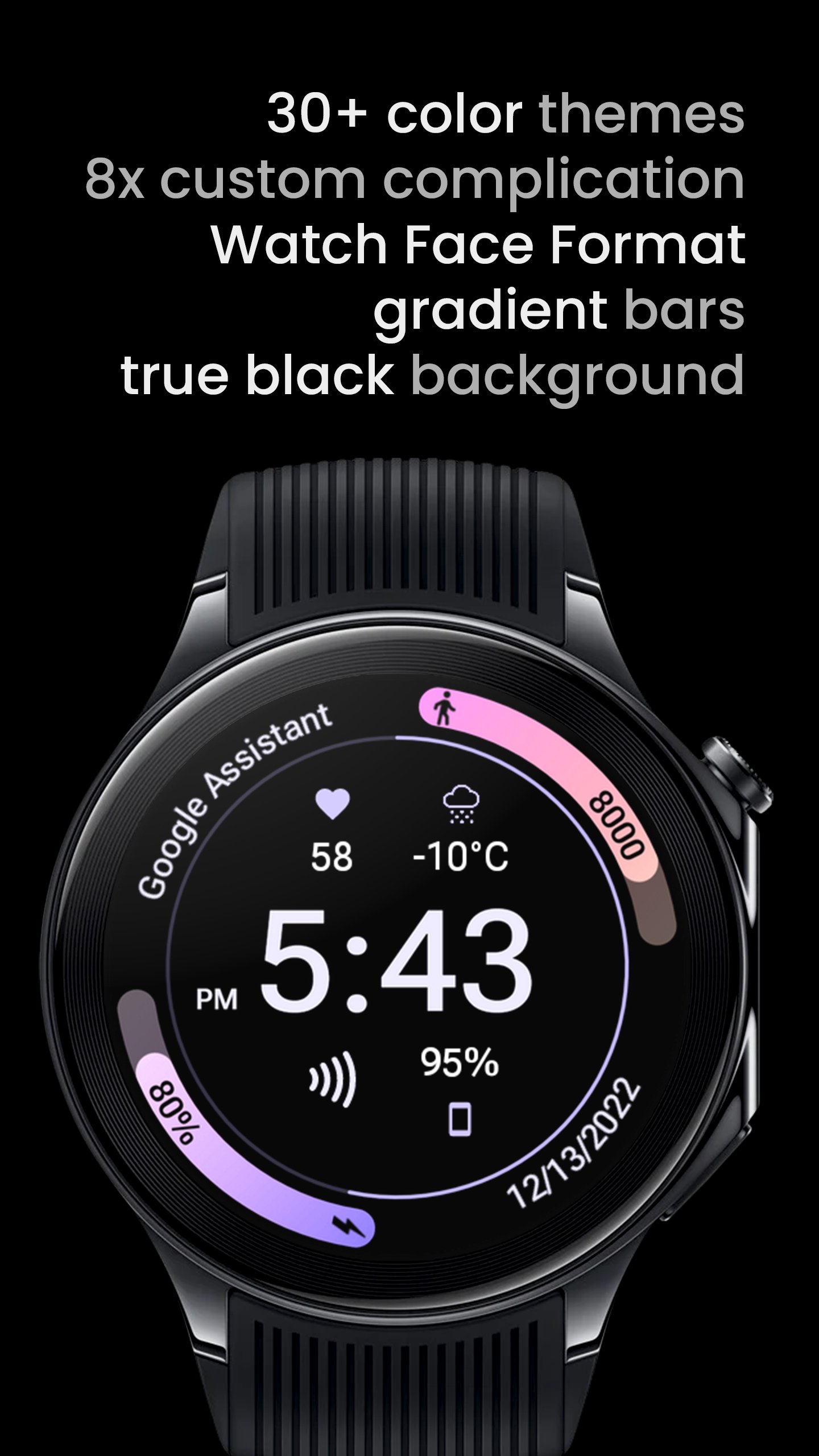 Athlete 2: Watch face Android Screenshot 3