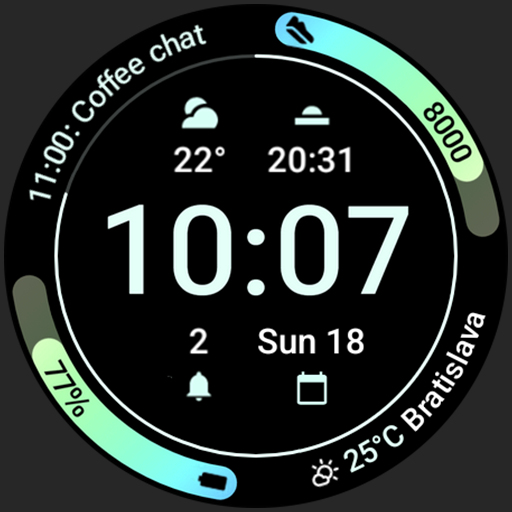 Athlete 2: Watch face Android Screenshot