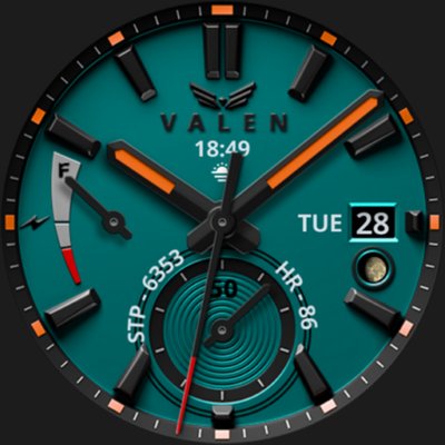 BLZ VALEN - Analog Watch Face Android Screenshot
