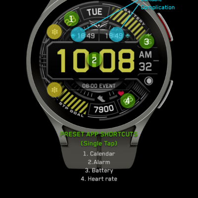 Ballozi XAVIAN - Digital Face Android Screenshot 3