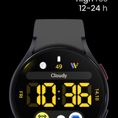 Big Digital: Watch face Android Screenshot 3