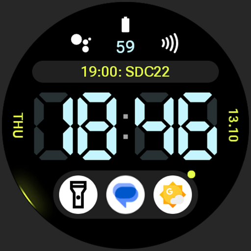 Big Digital: Watch face Android Screenshot
