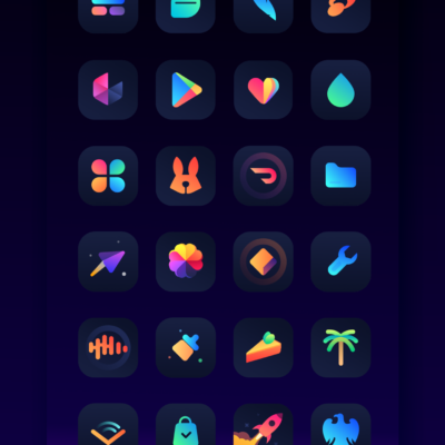 Bladient Icon Pack iOS Style Android Screenshot 2