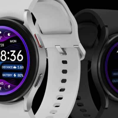 Blue Purple Light ZKin Watch Android Screenshot 2