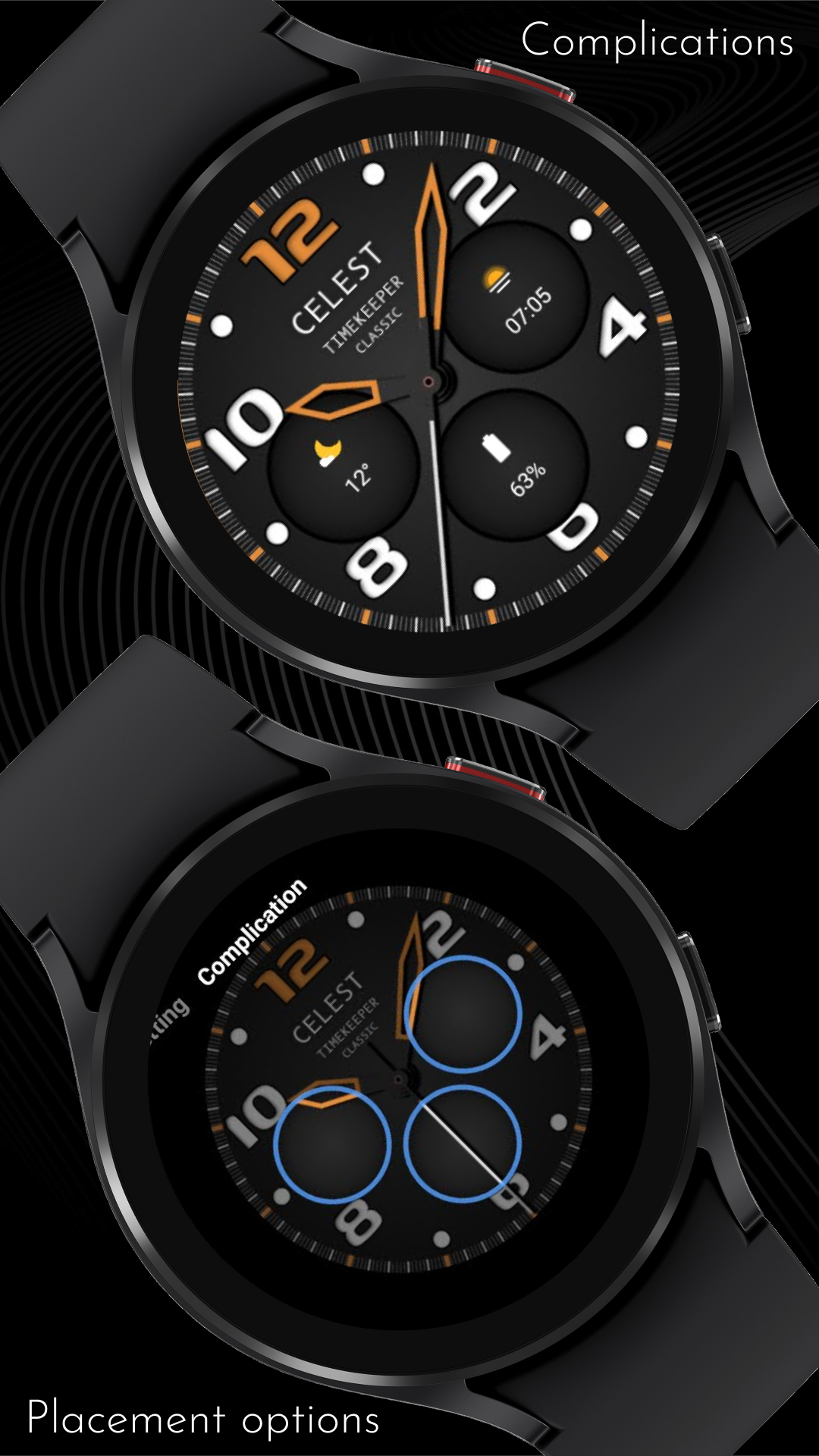 CELEST1760 Analog Watch Android Screenshot 2