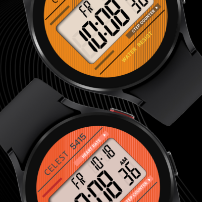 CELEST5415 Retro Digital Watch Android Screenshot 4
