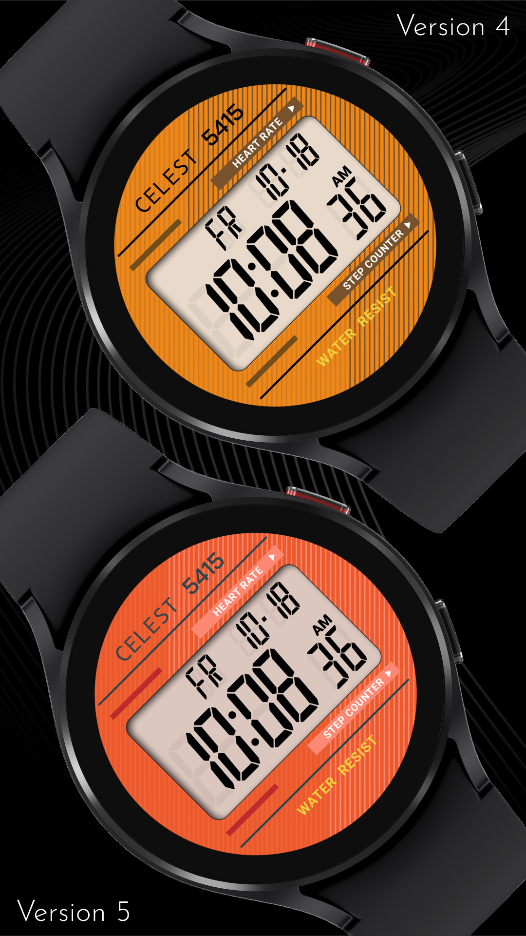 CELEST5415 Retro Digital Watch Android Screenshot 4