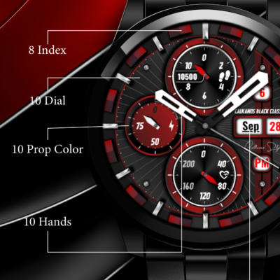 CWF016 Raptor X Watch Face Android Screenshot 2