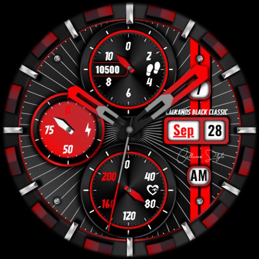 CWF016 Raptor X Watch Face Android Screenshot