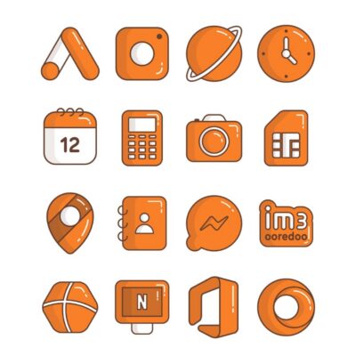 Carrot - Orange icon pack Android Screenshot 3