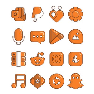 Carrot - Orange icon pack Android Screenshot 4