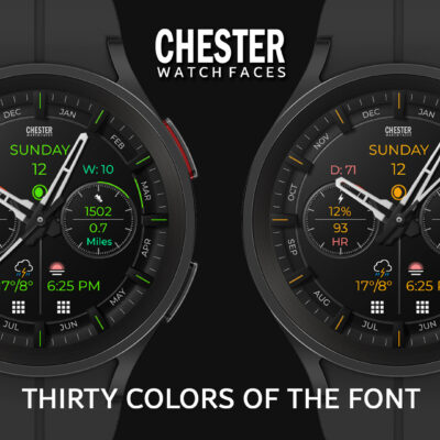 Chester Modern watch face Android Screenshot 3