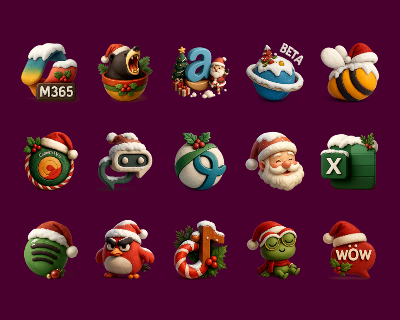 Christmas Fun Icon Pack Android Screenshot 2