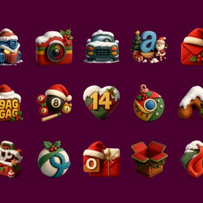 Christmas Fun Icon Pack Android Screenshot 3