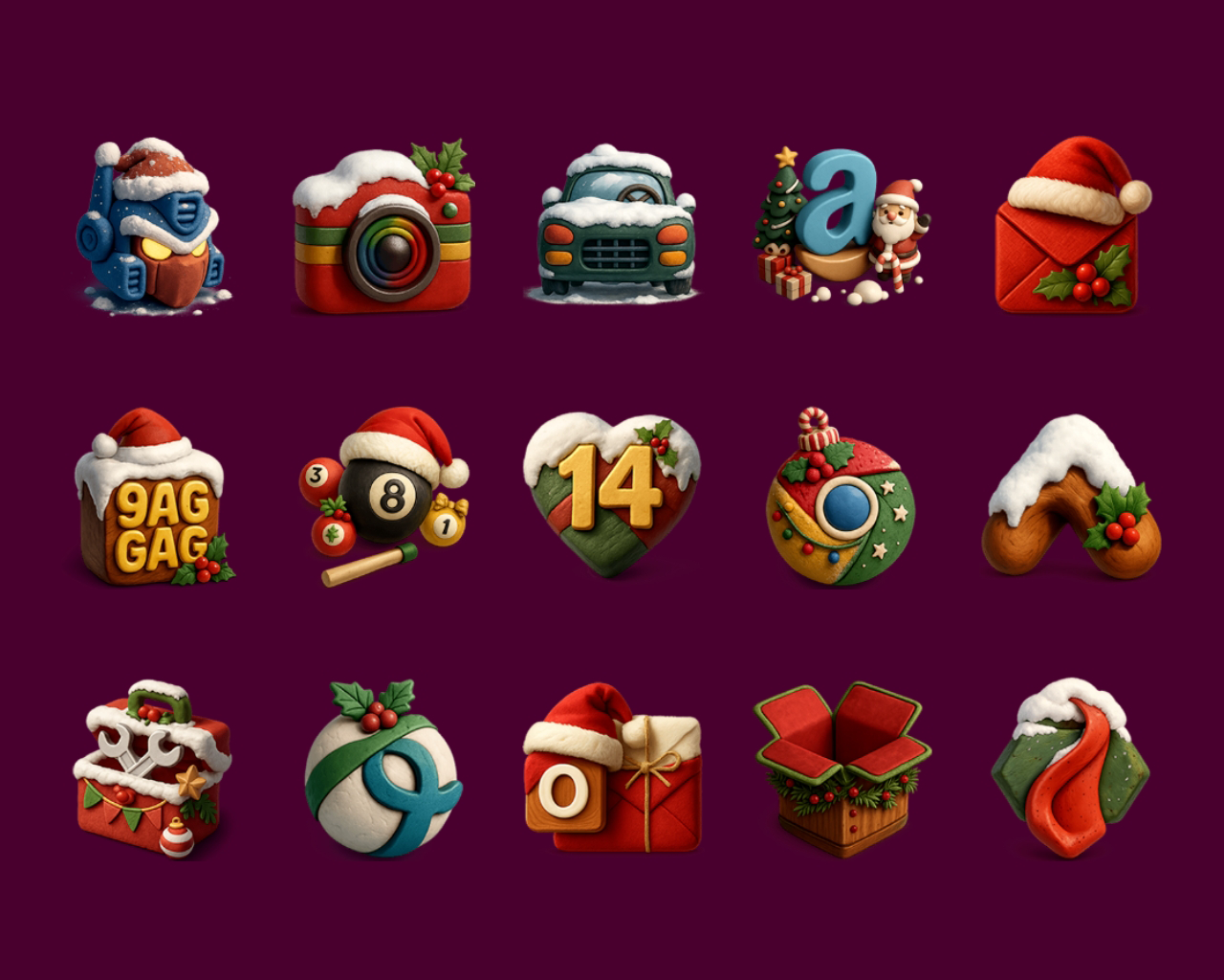 Christmas Fun Icon Pack Android Screenshot 3