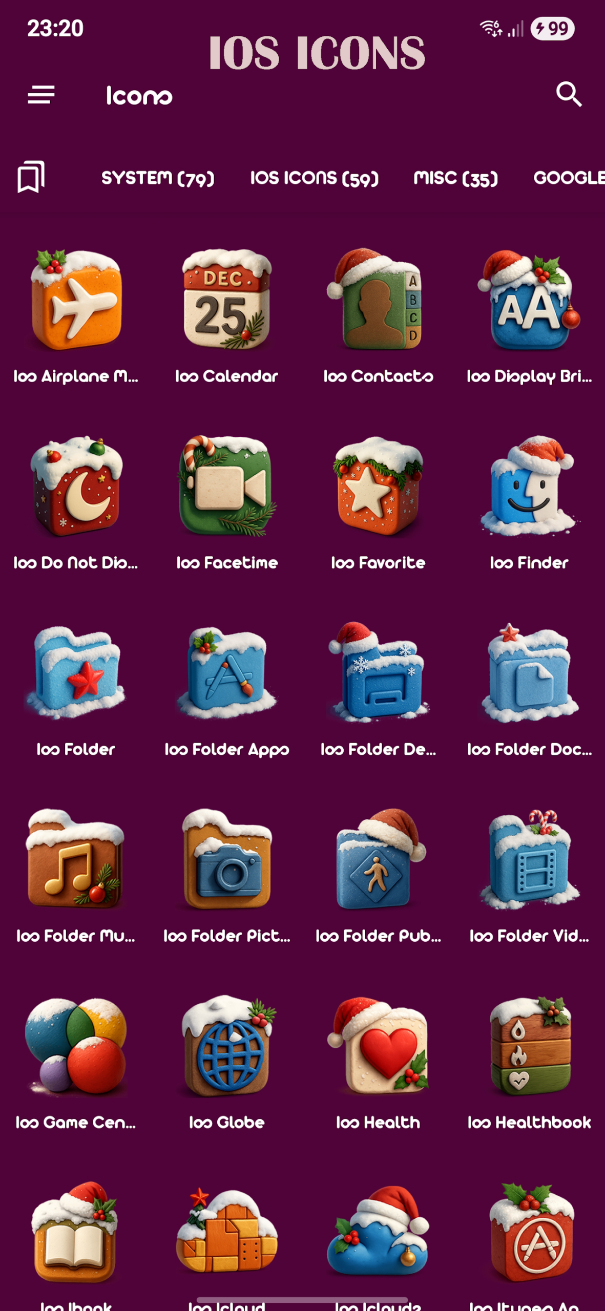 Christmas Fun Icon Pack Android Screenshot 4