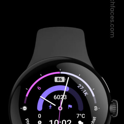 Chrono Watch Face Android Screenshot 2