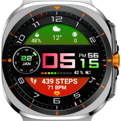 Color Digital WearOS NTV68 Android Screenshot 3