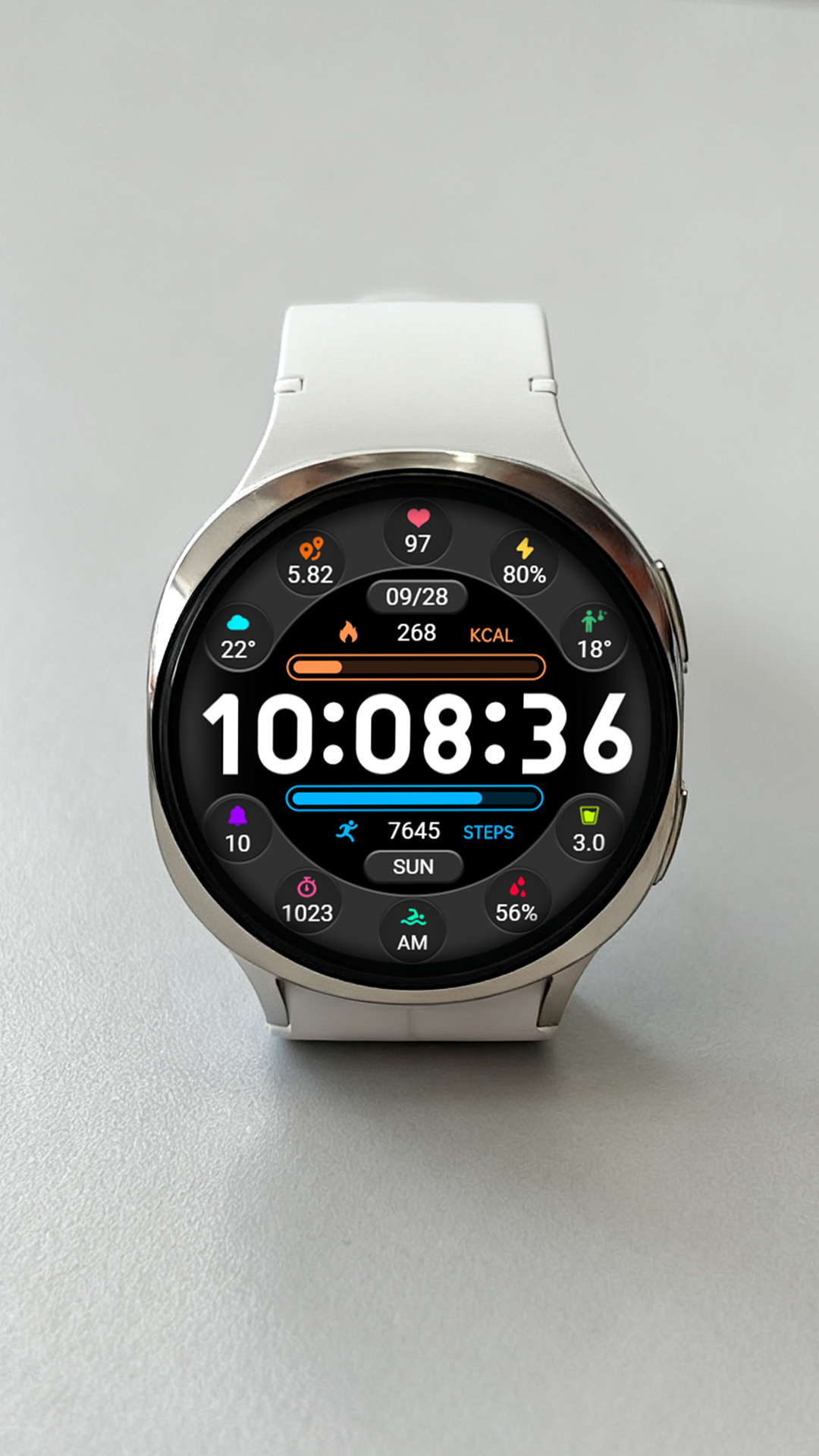 【Custom】Text Clock Component Android Screenshot 3