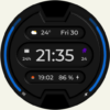DADAM56: Digital Watch Face Android Screenshot