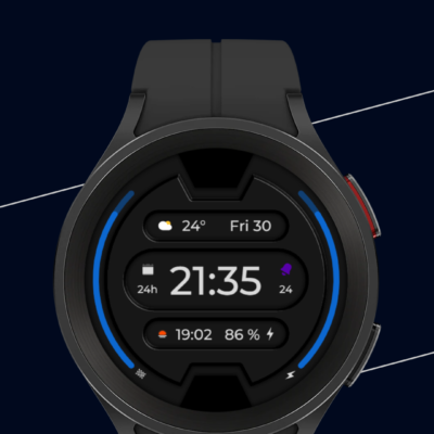 DADAM56: Digital Watch Face Android Screenshot 2