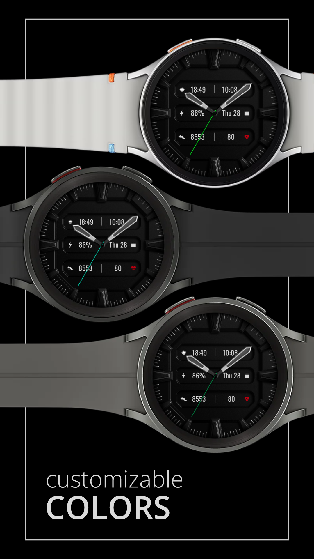 DADAM57: Classic Watch Face Android Screenshot 3