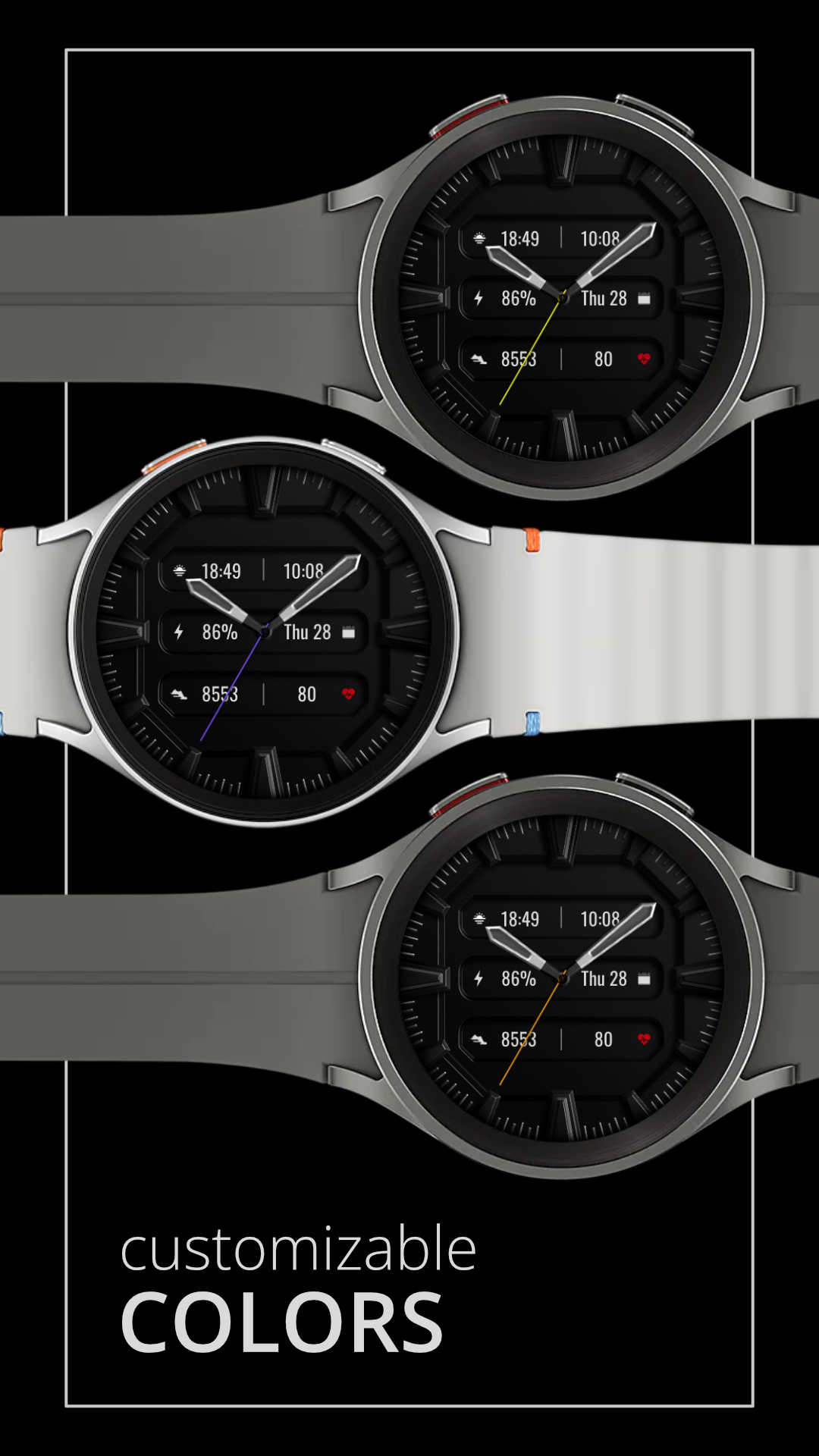 DADAM57: Classic Watch Face Android Screenshot 4