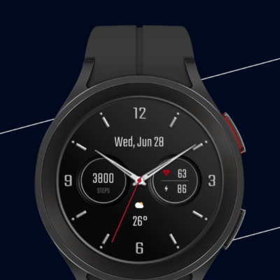 DADAM58: Classic Watch Face Android Screenshot 2